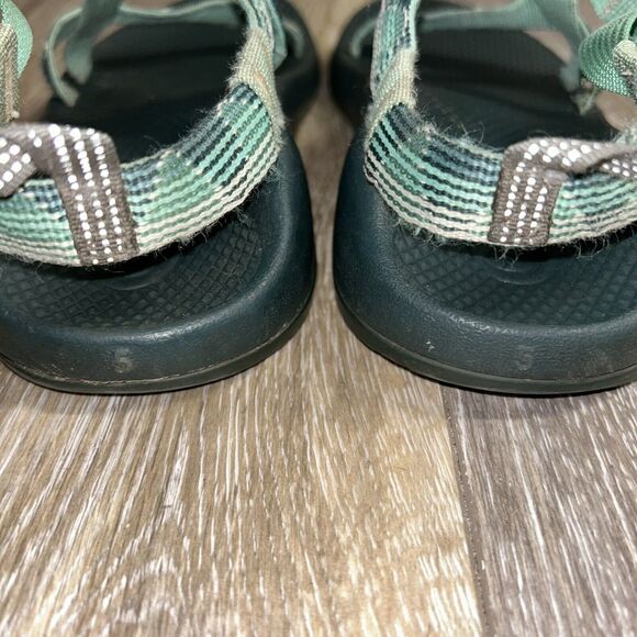 Womens US Size 5 Chaco Teal Green Sandal Strappy Active Hike Water Shoes EU 36 - Picture 9 of 11